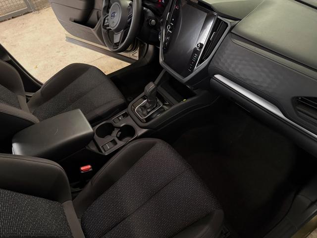 Subaru Forester dashboard and touchscreen after an interior detail in Austin